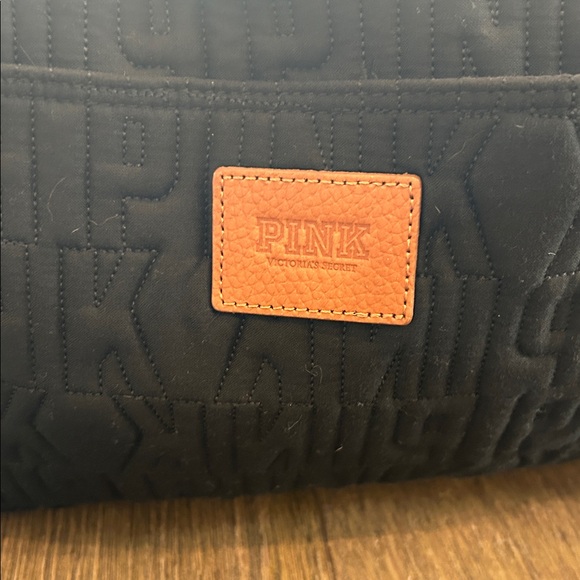 PINK Victoria’s Secret Black Quilted Duffel Bag - Picture 3 of 14